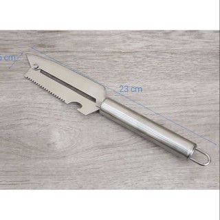 Dao bào 2 lưỡi inox ( cán inox )