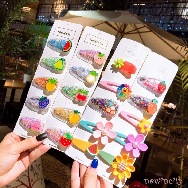 Bộ kẹp tóc phong cách Hàn Quốc xinh xắn cho bé gái