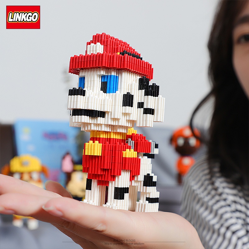 Bộ Đồ Chơi Lắp Ráp Mô Hình Chú Chó Mini Vui Nhộn Cho Bé