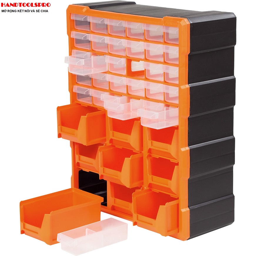 Tủ đựng linh kiện ốc vít 39 ngăn TACTIX A005 47.5 x 38.5 x 16.2 cm