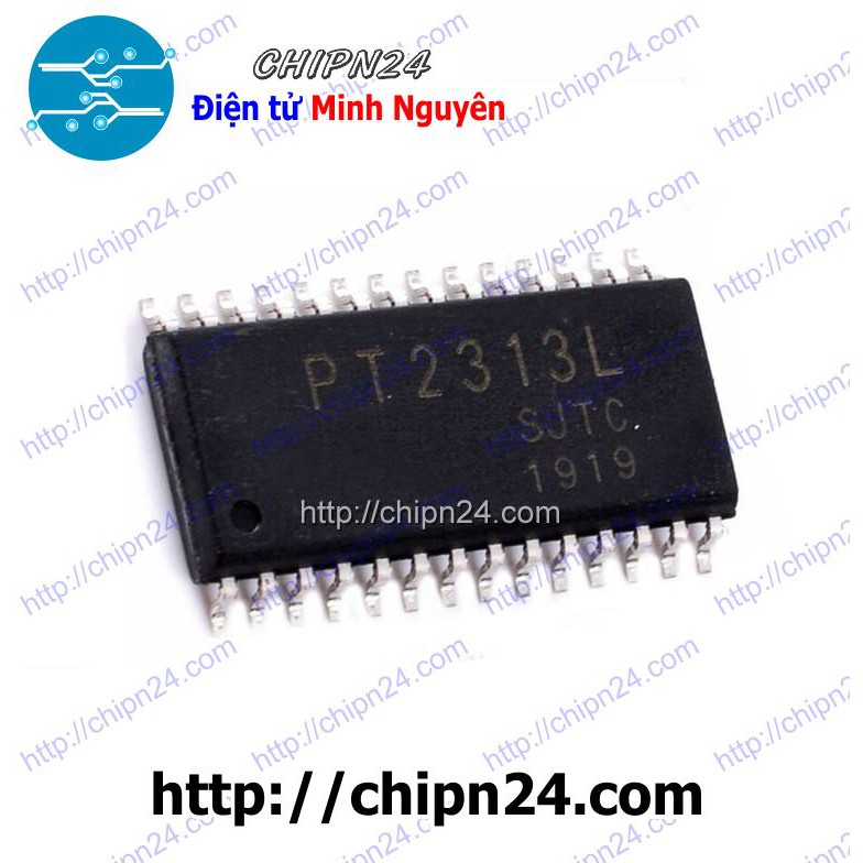 [1 CON] IC PT2313L SOP-28 (SMD Dán) (PT2313 2313)