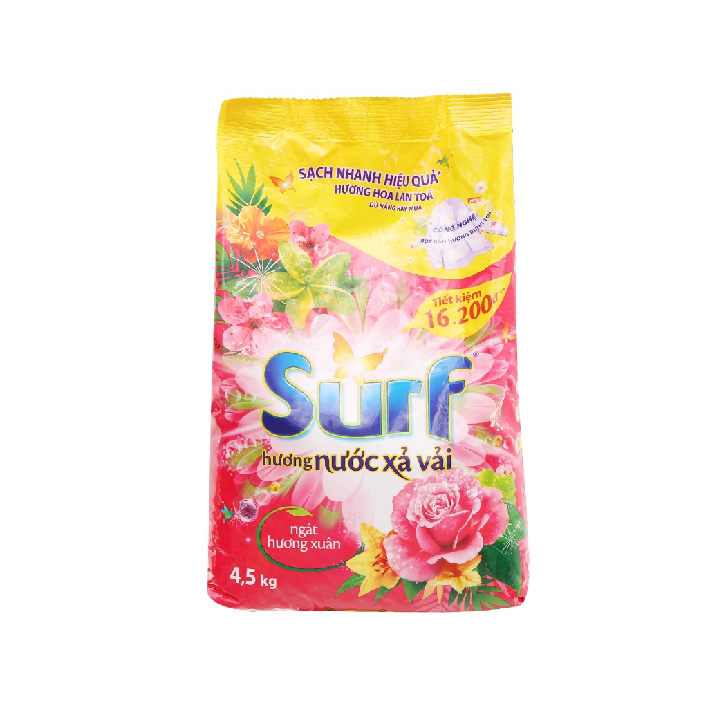 Bột giặt Surf cỏ hoa diệu kỳ túi 4.5kg