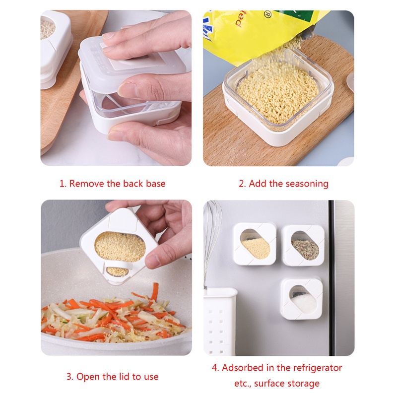 Hộp Đựng Dụng Cụ Nhà Bếp Có Nắp Trong Suốt Chống Bụi