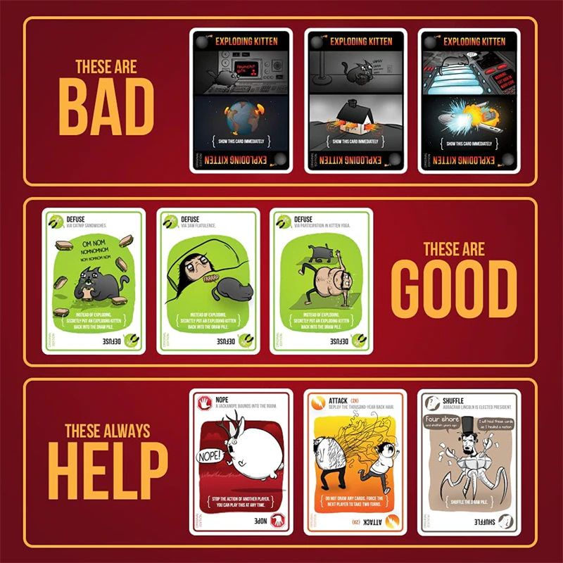Board game mèo nổ cảm tử Exploding Kittens : Party Pack