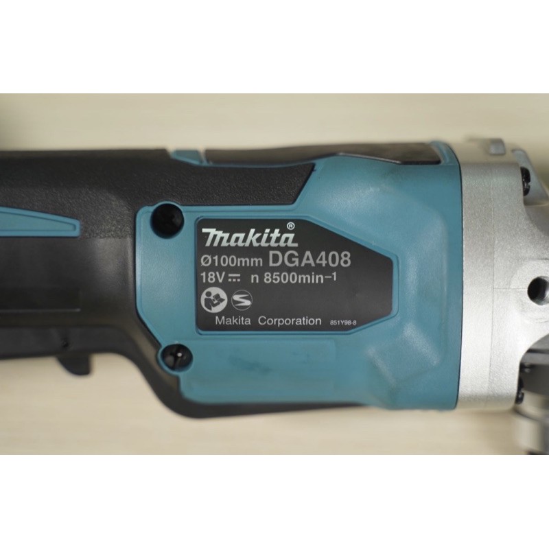 Máy mài góc dùng pin 18V Makita DGA408ZX1 (Chưa kèm Pin & Sạc)