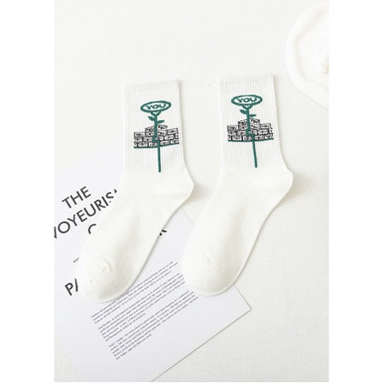 Vớ Tất thể thao cao cổ Unisex phong cách trẻ trung, thể thao, năng động