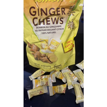 Kẹo Gừng Dẻo Original Ginger Chews - Hàng Mỹ