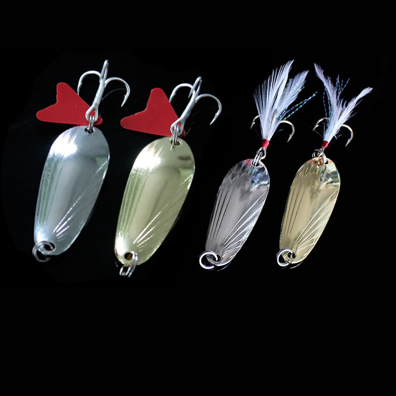 Mồi Câu Cá Cứng 5g / 7g / 13g Bằng Kim Loại Họa Tiết Vỏ Sò Đính Sequin Lấp Lánh Kèm Móc Câu Sắc Bén