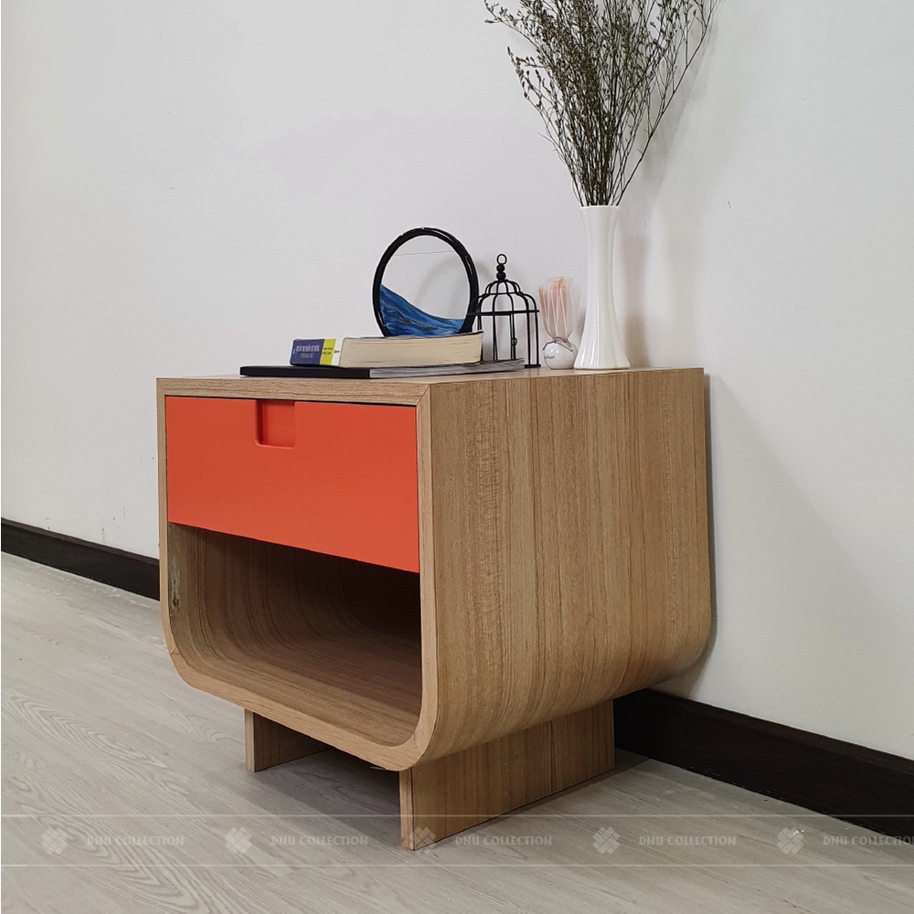 Tủ đầu giường Dnudecor charger gỗ mdf phủ melamine phong cách hiện đại