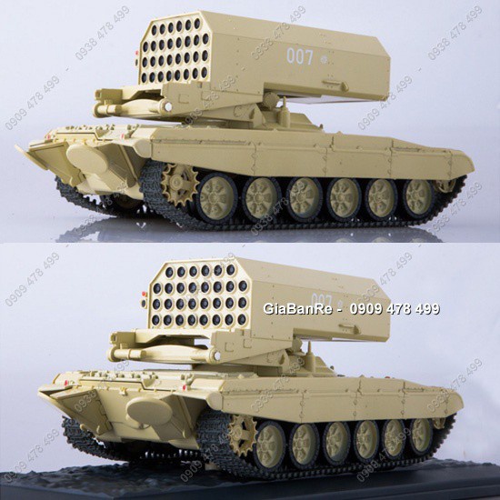 Xe Mô Hình Hoàn Thiện Hệ Thống Pháo Phản Lực Tos 1 - Buratino -  Tỉ Lệ 1:43 - Modimio