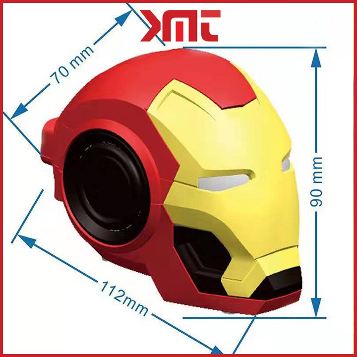 Loa bluetooth iron man âm bass trầm và trong mắt có đèn LED siêu đẹp có hỗ trợ cổng AUX Store