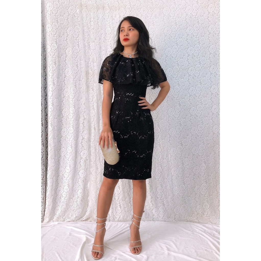 Đầm dự tiệc ren ôm body S&amp;M sang trọng GR157_ Có bigsize, Hình thật do shop tự chụp