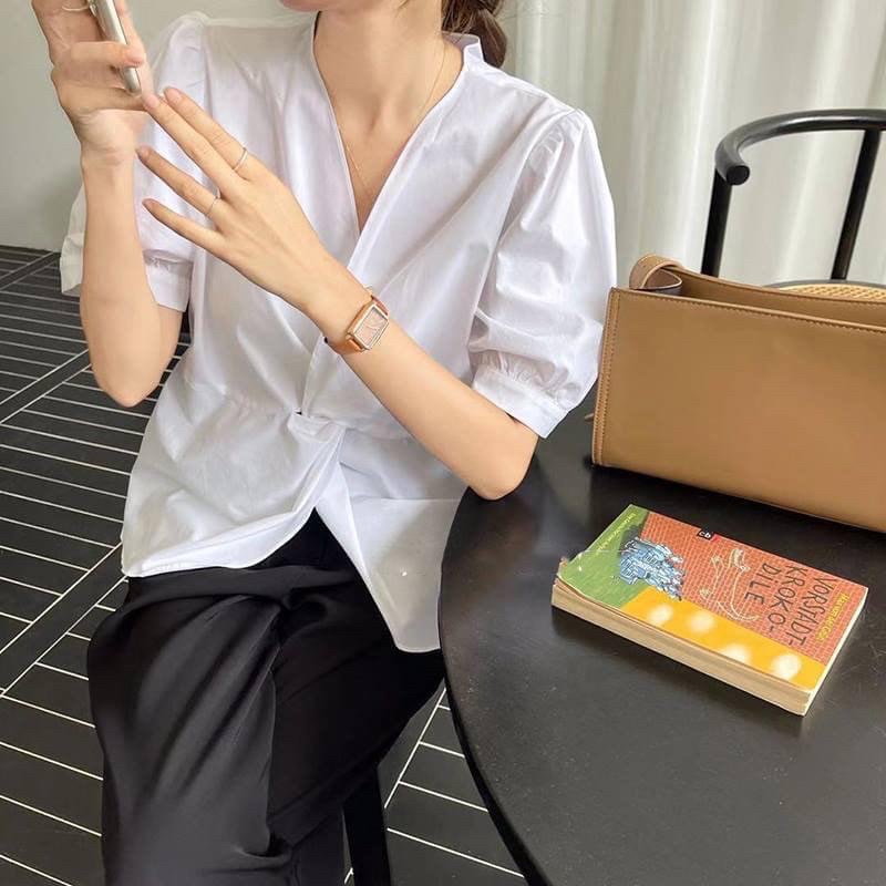 Áo nữ vặn eo phong cách Vintage độc đáo (mẫu mới 2021) • 2ENDSHOP