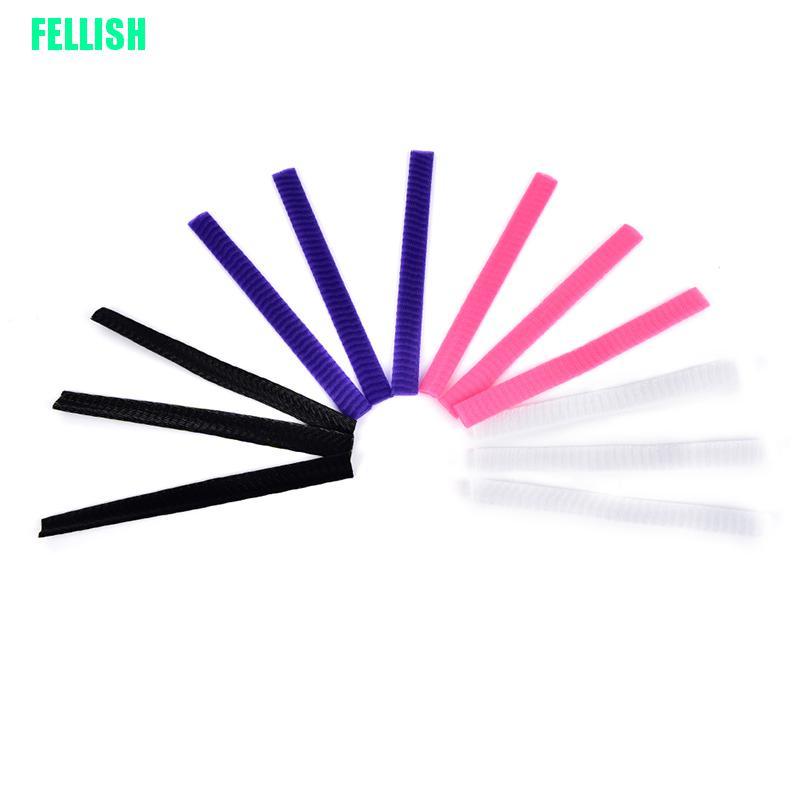 (Hàng Mới Về) Set 10 Lưới Bọc Bảo Vệ Cọ Trang Điểm Tiện Dụng