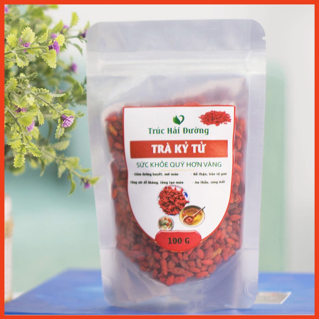 Kỷ Tử (Câu Kỉ Tử) Đỏ Đều LOẠI ĐẸP 100g Pha Trà Hoa Cúc, Giúp Đẹp Da, Bổ Máu, Dễ Ngủ, Sáng Mắt