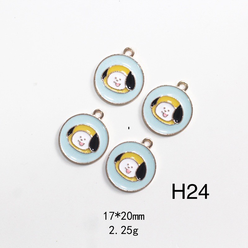 Charm kim loại hình BT21