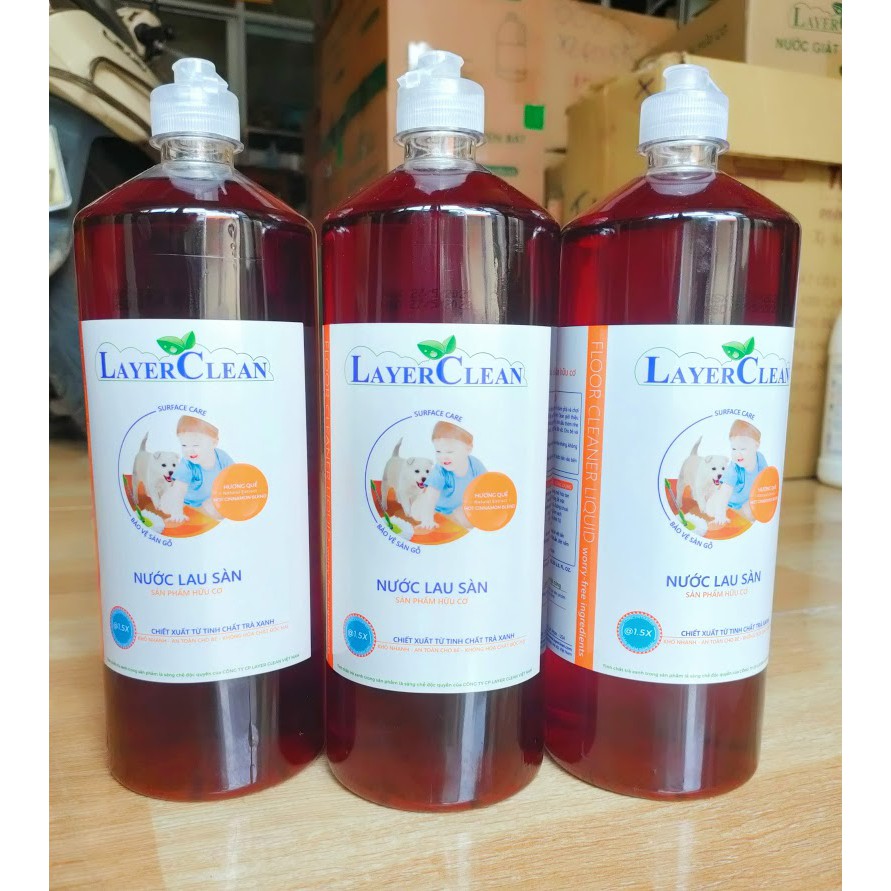 NƯỚC LAU SÀN HỮU CƠ 1.25lít