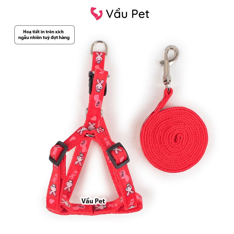 Xích Chó Mèo Yên Ngựa - Dây Xích Chó Mèo Đi Dạo Vẩu Pet Shop