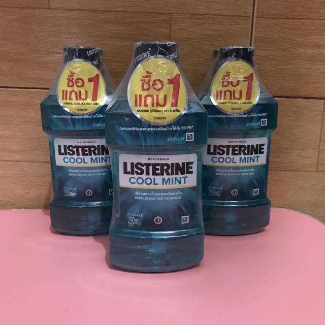 nước súc miệng hơi thở thơm mát Listerine Coolmint 250ml