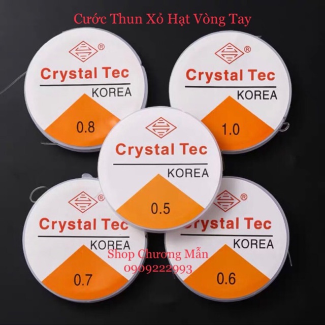 1 Vĩ Cước Thun 0.8-1.0mm Xỏ Hạt Vòng Tay