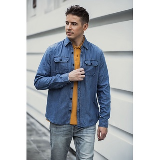 Áo SơMi Denim JustMen Phong Cách