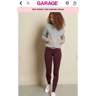 HÀNG CHÍNH HÃNG Quần legging thun dày Garage nữ dài hàng hiệu
