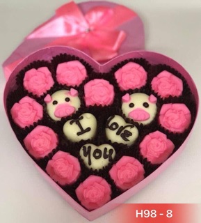 Socola valentine (hộp 18 viên)