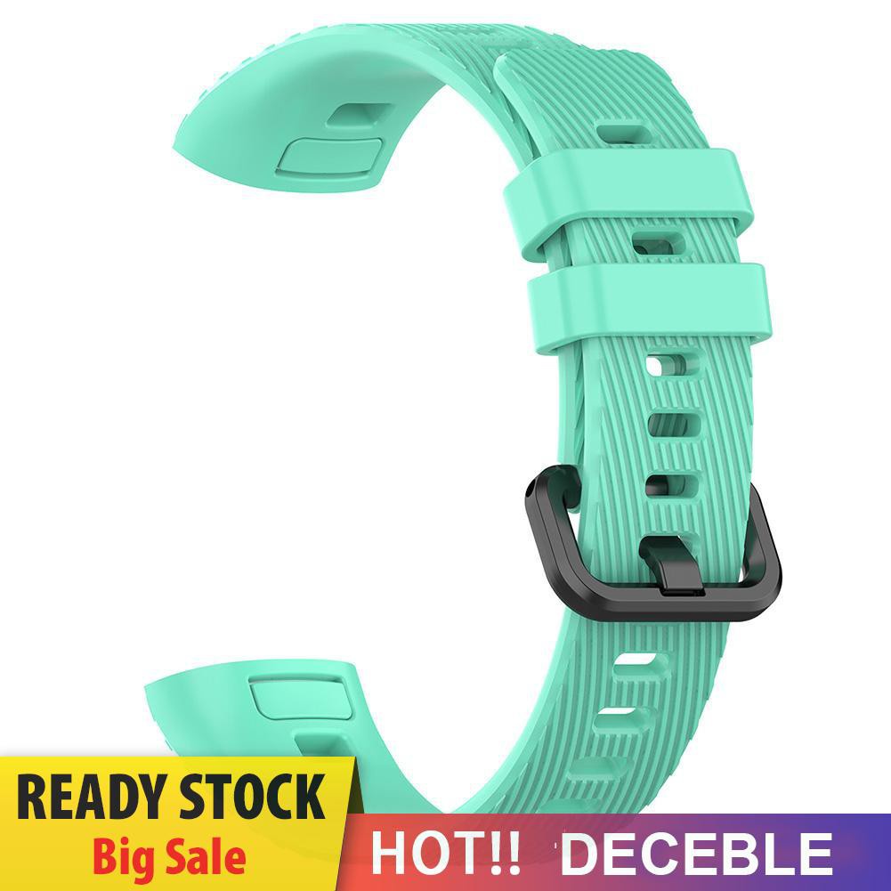 Deceble Soft TPU Watch Band Bracelet Wrist Strap Replacement for Huawei Band 3 Pro