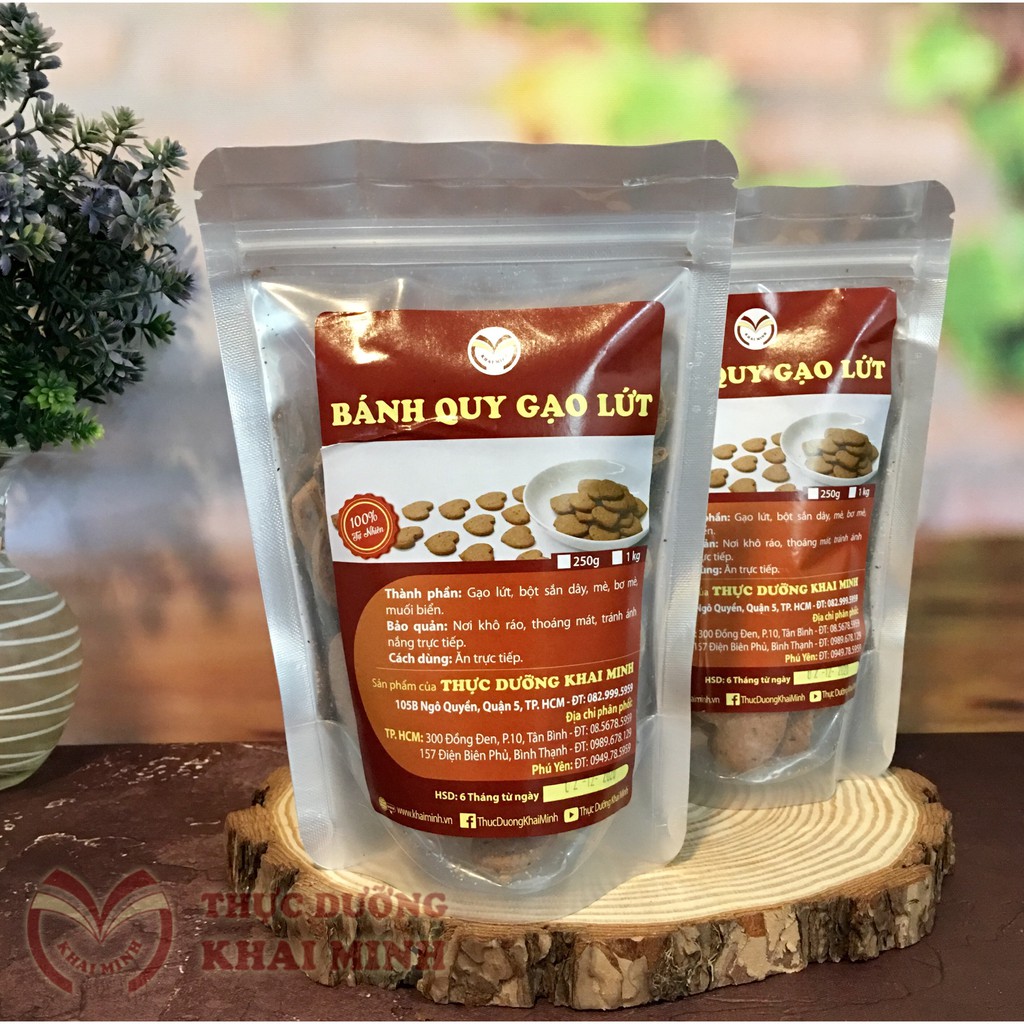 Bánh quy gạo lứt  250g