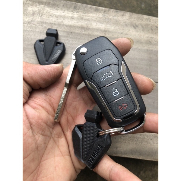 Phôi chìa khoá xe yamaha R15 V3 độ bấm gập mẫu chìa khoá xe Ô TÔ