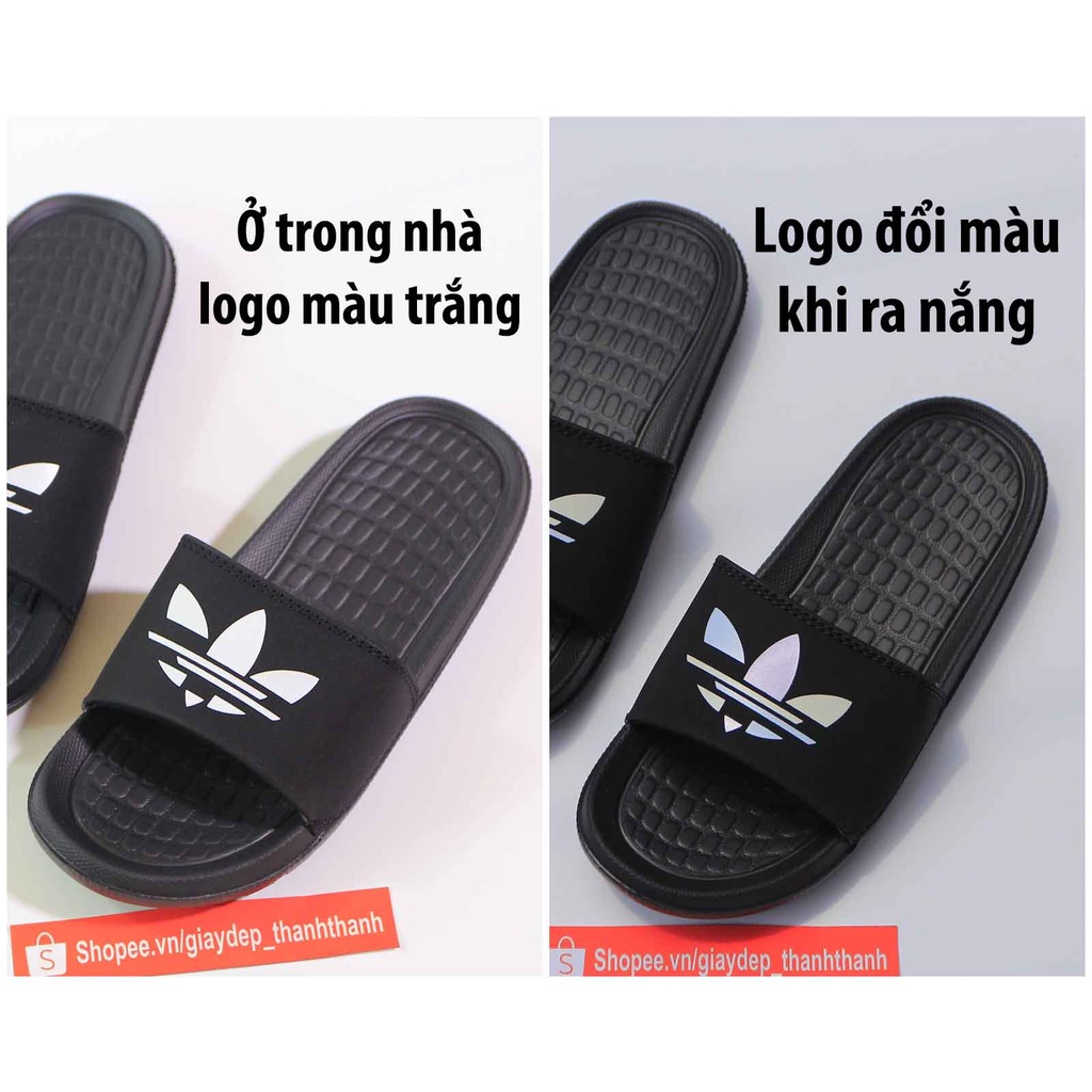 Dép quai ngang nam nữ mẫu mới biến màu adicolor
