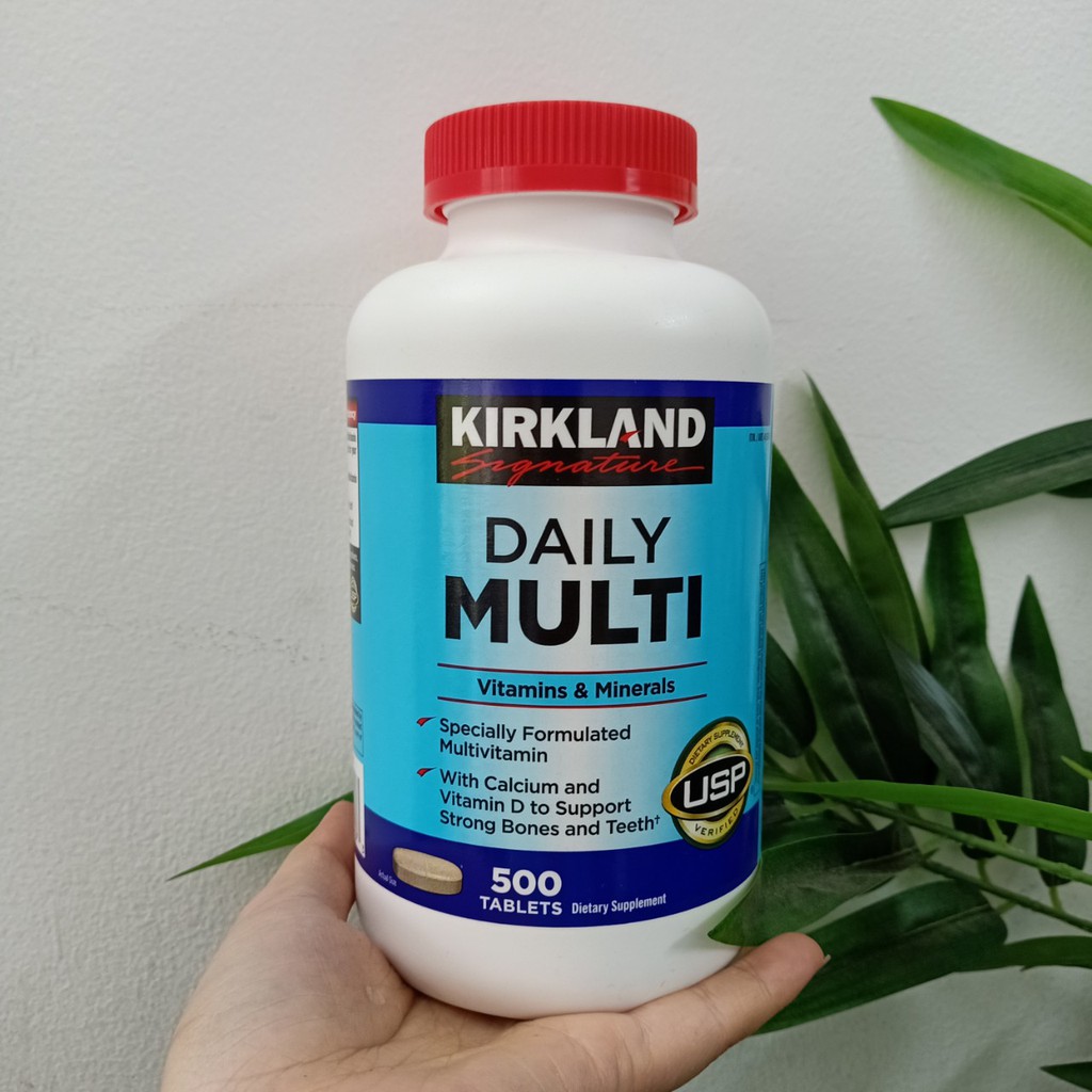 Viên Uống Bổ Sung Vitamin Tổng Hợp Kirkland Signature Daily Multi 500 Viên – Mỹ