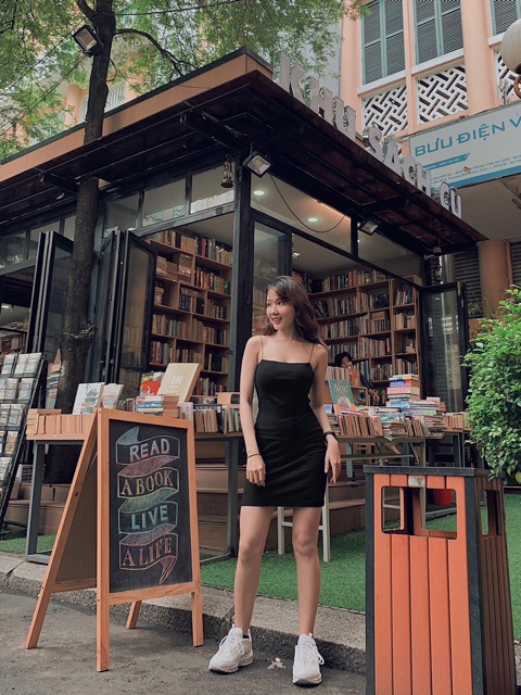 Đầm Body 2 Dây Bún Chất Thun Bozip ✨