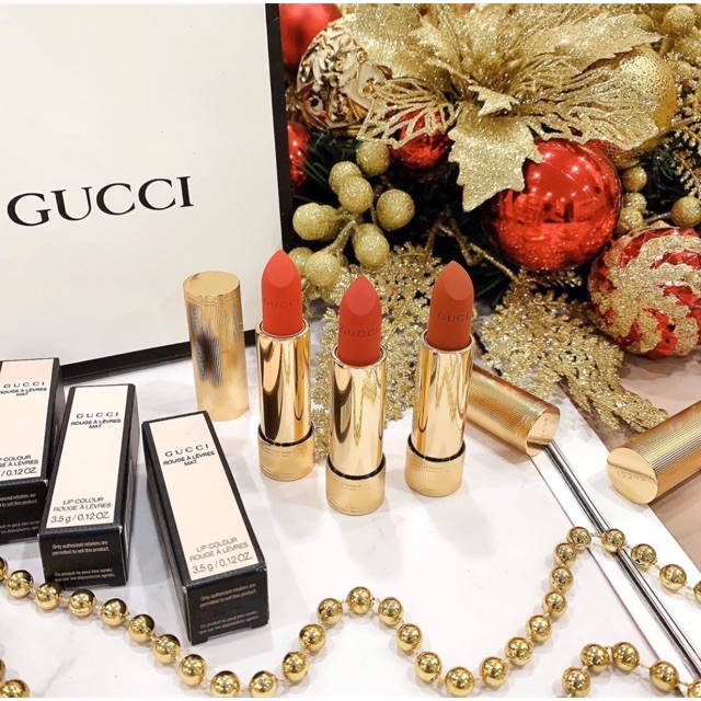 salle [ Chuẩn Sale] Son lì Gucci Matte Lipstick ( Đủ Màu Hot) Cao Cấp . new . 2020 : Ad821 : 3d ❕ ❄ . ' ! ` ^ . v