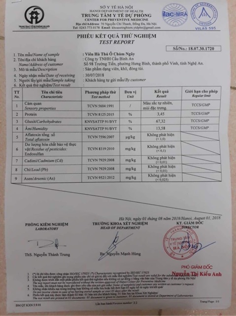 Hà Thủ ô chùm ngây Cầu Bình An