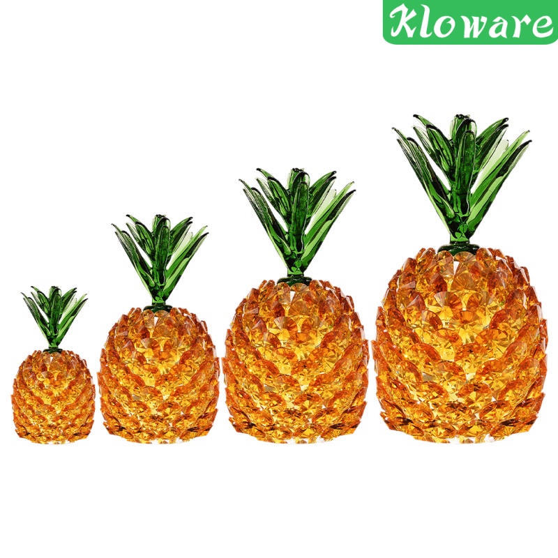 Đồ trang trí Quả Dứa Pha Lê Trang Trí Phòng Khách / Phòng Ngủ Phong Cách Bắc Âu