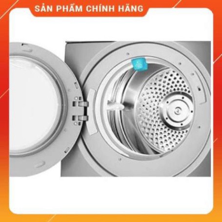 Máy sấy quần áo Electrolux 8kg EDS805KQSA màu ghi, Hàng chính hãng - Bảo hành 12 tháng