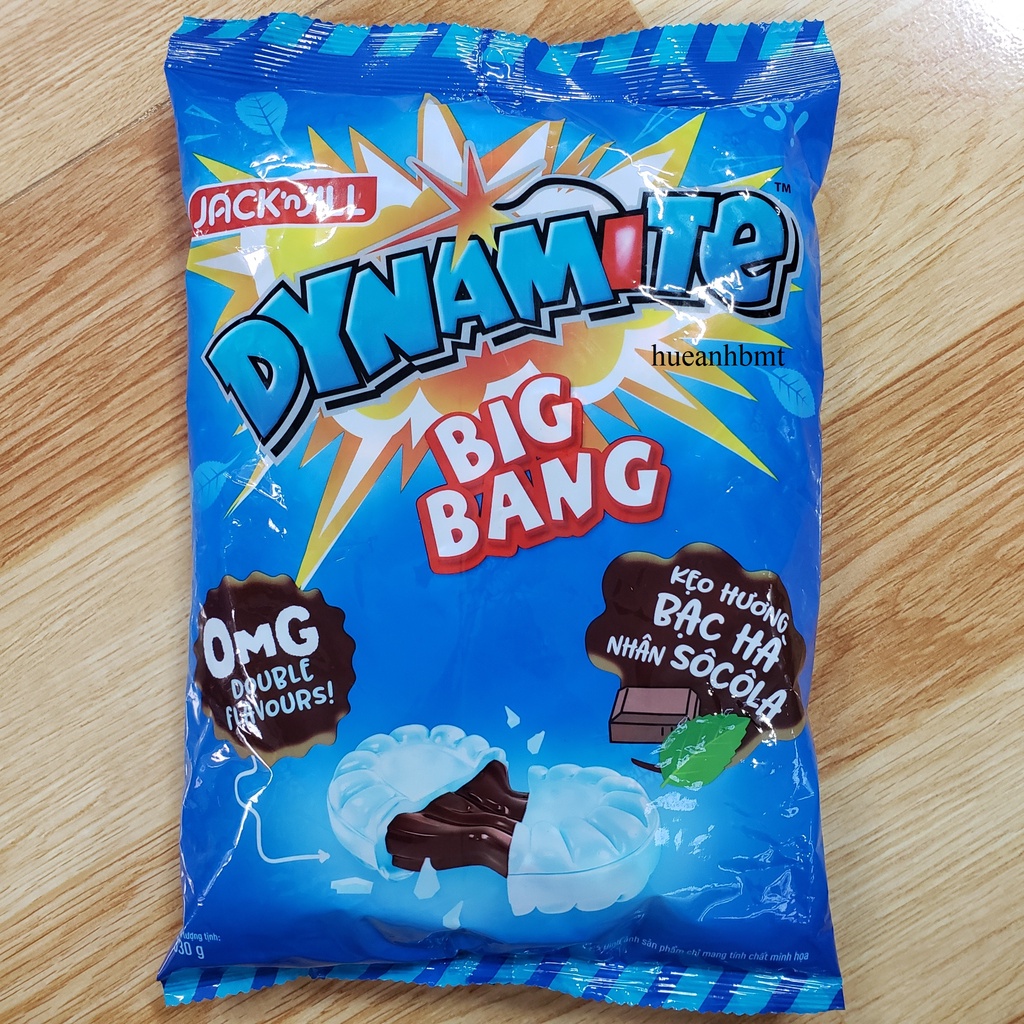 Kẹo Dynamite BigBang Bạc Hà Nhân Socola gói 330g