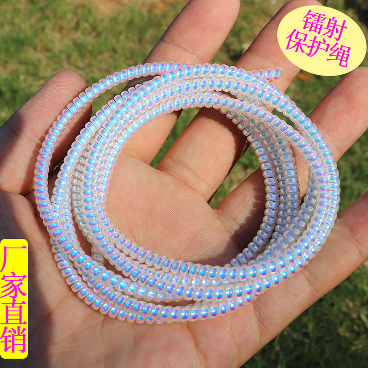 Dây nhựa quấn bảo vệ dây cáp dữ liệu USB thích hợp cho điện thoại dài 1.55m