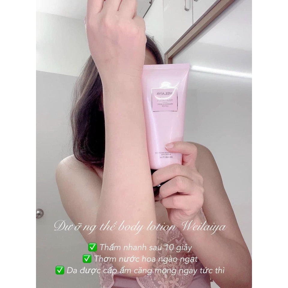 Sữa Dưỡng Thể Weilaiya hương nước Hoa Cấp Ẩm 3 Tầng Hương Body Lotion Weilaiya 200ml - Hàng Chính Hãng | BigBuy360 - bigbuy360.vn