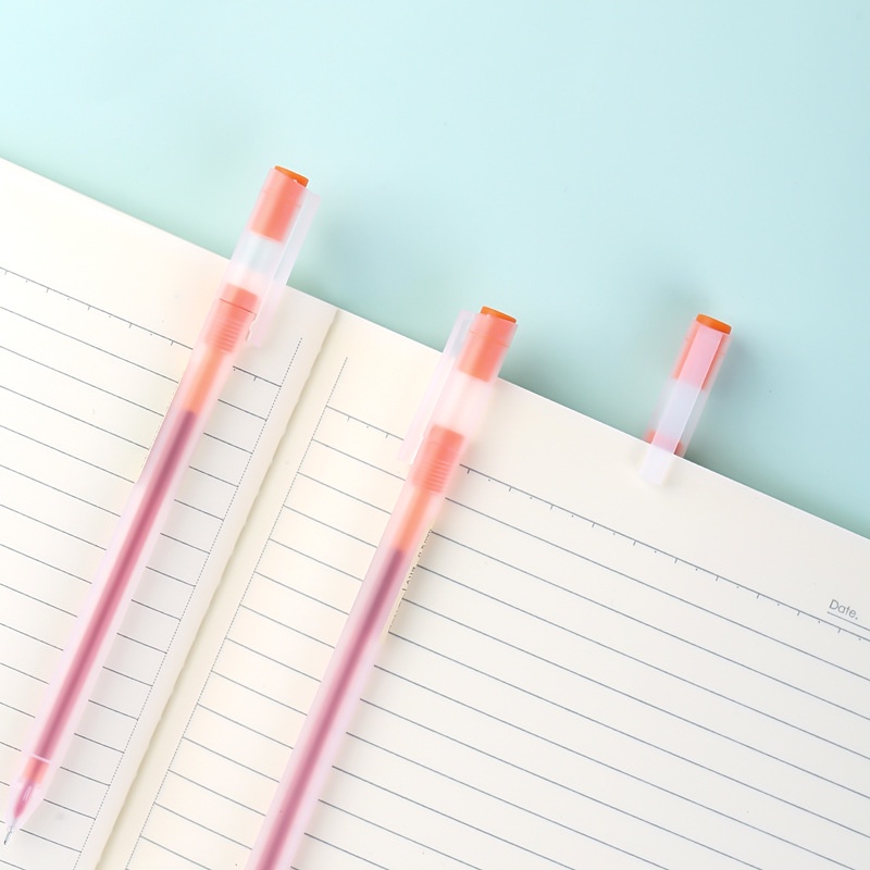 Bút bi Bút gel nhiều màu sắc 0.5mm dễ thương tiện dụng