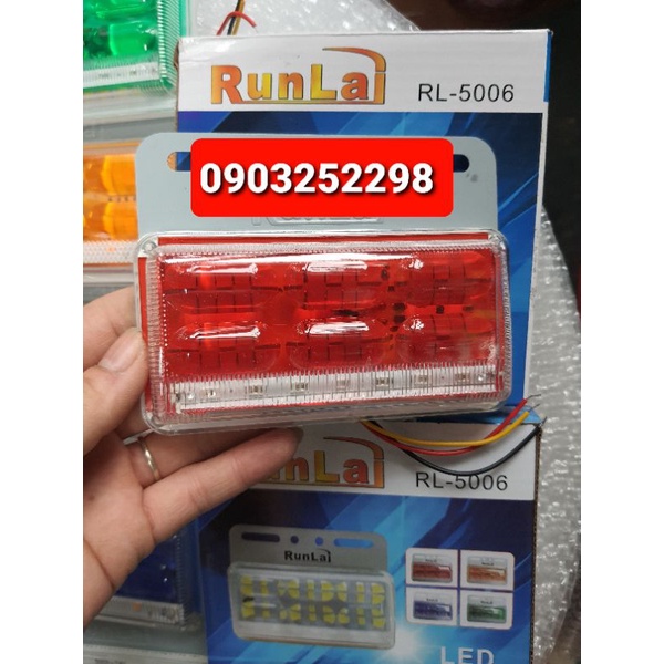đèn sườn xe tải, đèn led sườn 12v 24v các màu siêu sáng ,siêu bền 5006 runlai loại 1