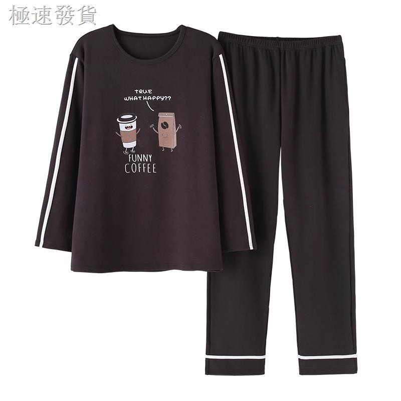 Bộ Đồ Ngủ Cotton Tay Dài Kiểu Dáng Trẻ Trung Cho Nam | BigBuy360 - bigbuy360.vn