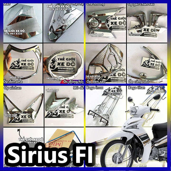 phụ kiện đồ chơi sirius fi