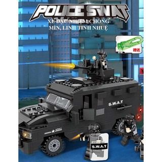 Lắp ráp Lego lính tinh nhuệ biệt đội đặc nhiệm SWAT - 6509