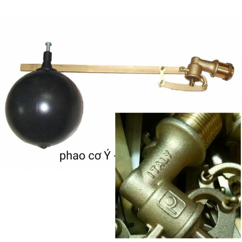 Phao cơ , phao cơ bồn nước made in Italy sịn chịu áp lực nước cực khỏe ( fao ý )