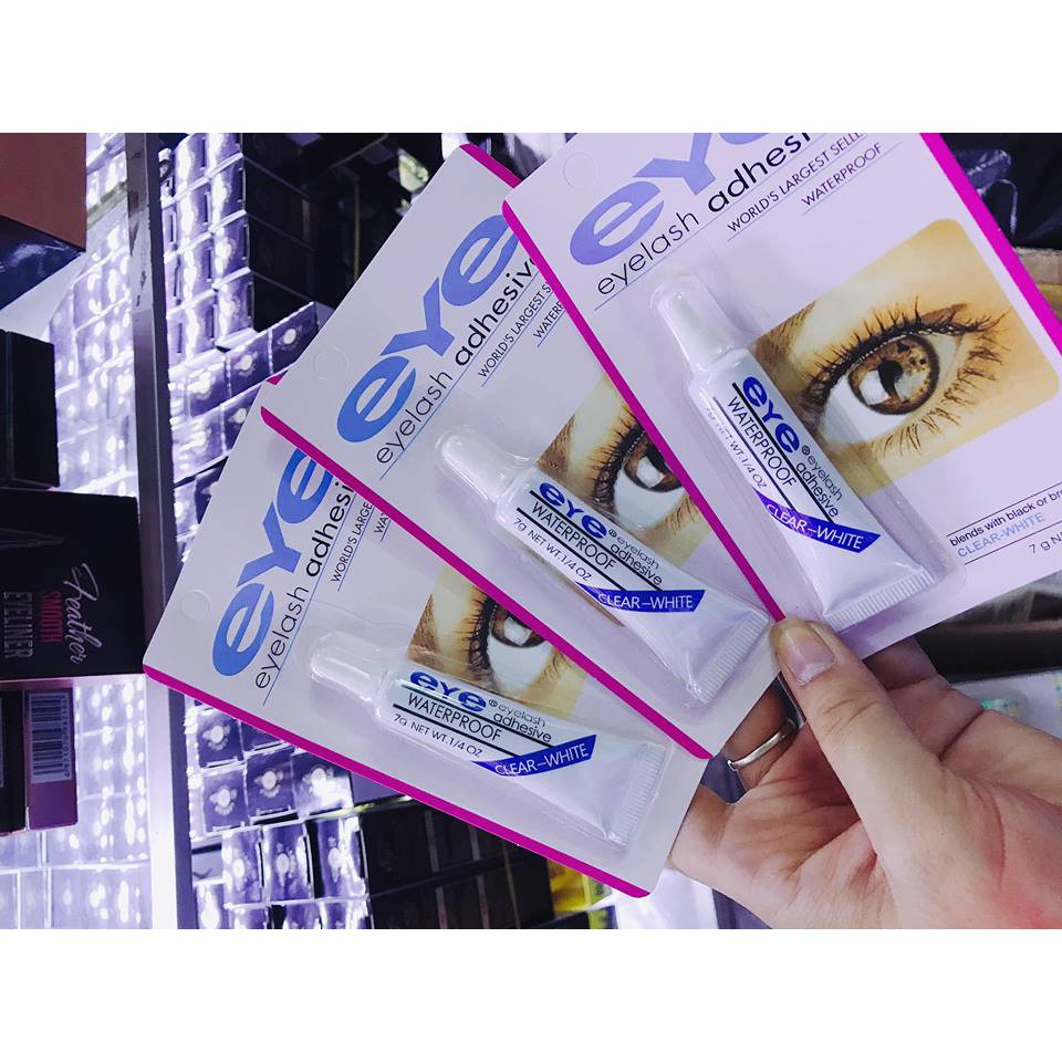 KEO DÁN LÔNG MI Eyelas Siêu Dễ Dùng sỉ tốt kích mí trong suốt tàn hình lâu trôi chống nước CHILL