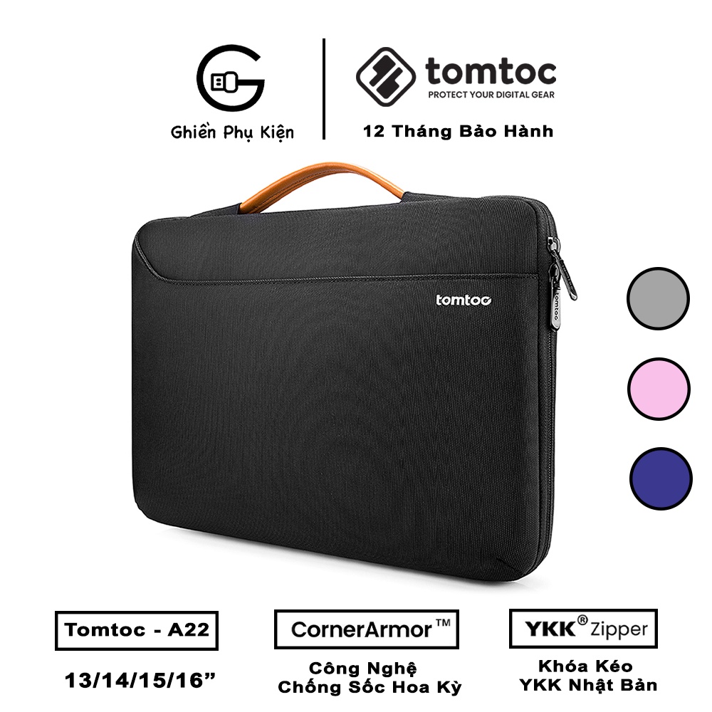 Túi Xách Chống Sốc Tomtoc USA Spill-Resistant Macbook 13/14/15/16inch