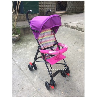 [Freeship] Xe đẩy trẻ em du lịch gấp gọn 2020 (mái che, phanh chân)