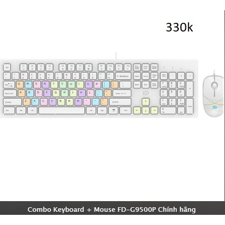 Bàn Phím Chuyên Văn Phòng Combo Phím Chuột FD-G9500P Chính hãng